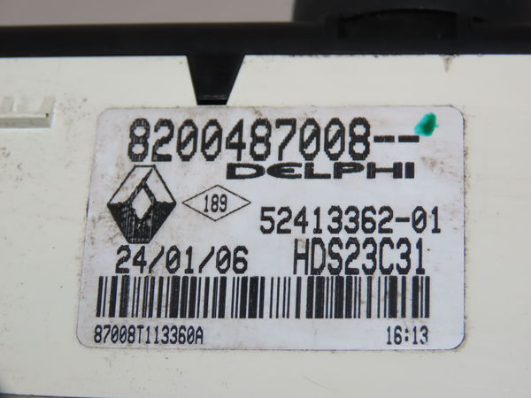 Commande de chauffage Renault LAGUNA II (BG0-1_) 1.9 dci (2001-2007)