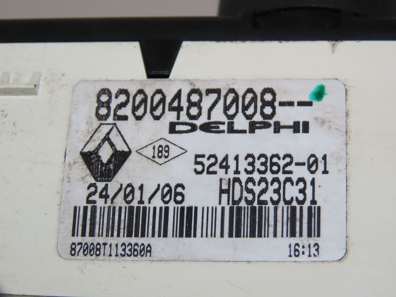 Commande de chauffage Renault LAGUNA II (BG0-1_) 1.9 dci (2001-2007)