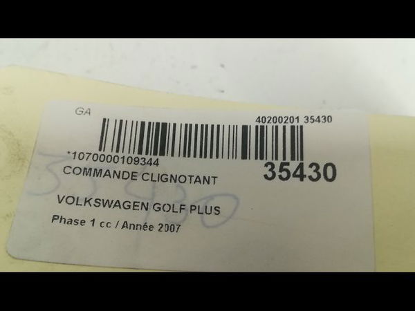 Commande clignotant VOLKSWAGEN GOLF PLUS  1.9 TDI 105ch