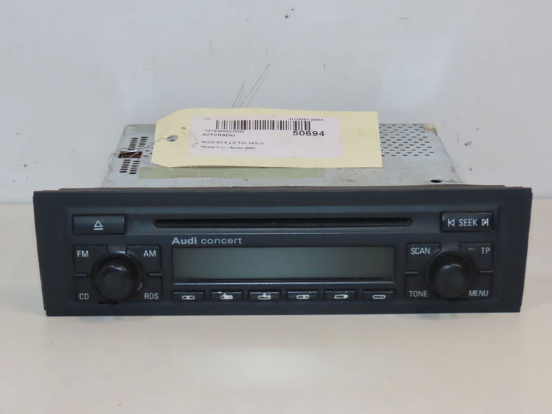 Autoradio Audi A3 Sportback (8PA) 2.0 tdi 16v (2004-2013) 5 portes