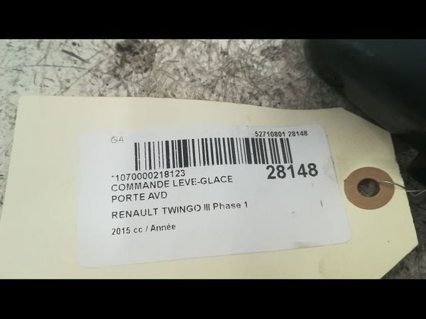 Commande lève-glace porte avant droite RENAULT TWINGO III