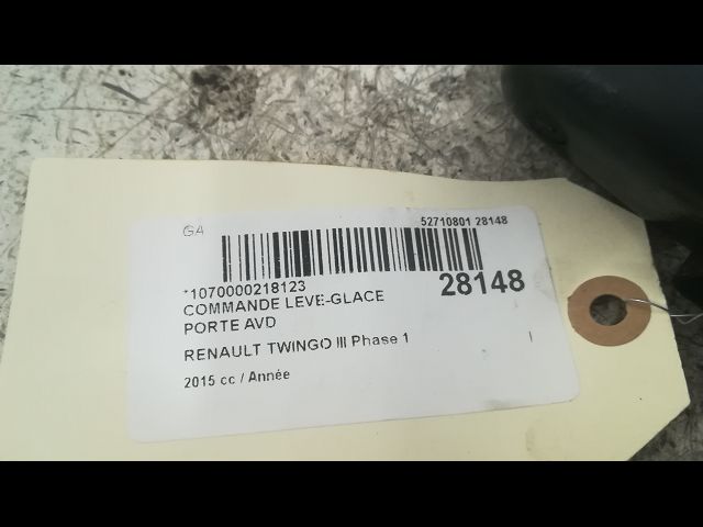 Commande lève-glace porte avant droite RENAULT TWINGO III