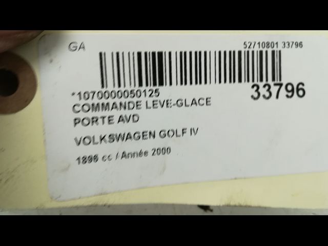 Commande lève-glace porte avant droite Volkswagen GOLF IV Variant (1J5) 1.9 tdi (1999-2006)