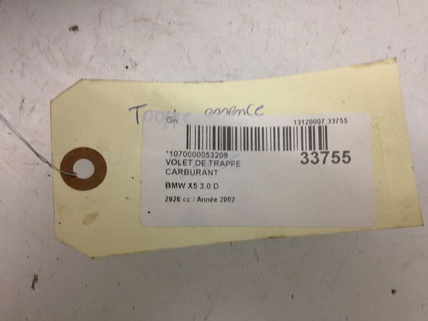 Volet de trappe carburant Bmw X5 (E53) 3.0 d (2001-2003)