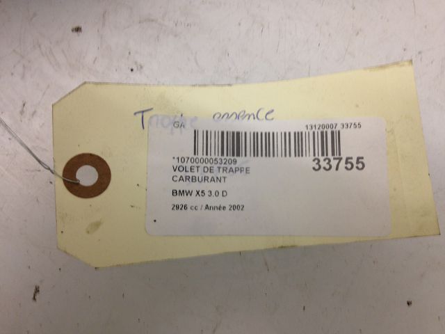 Volet de trappe carburant Bmw X5 (E53) 3.0 d (2001-2003)