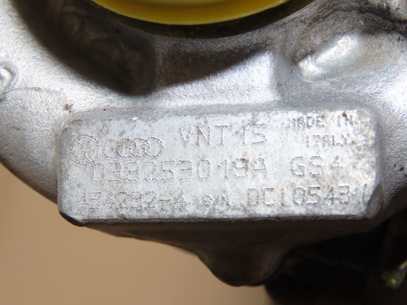 Turbo Volkswagen NEW BEETLE (9C1, 1C1) 1.9 tdi (1998-2004)