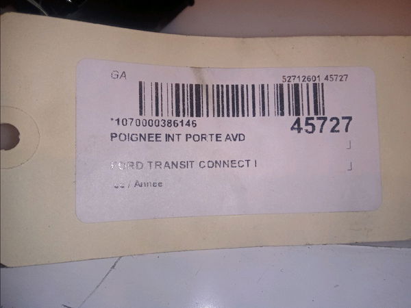 Poignee int porte avd FORD TRANSIT CONNECT I