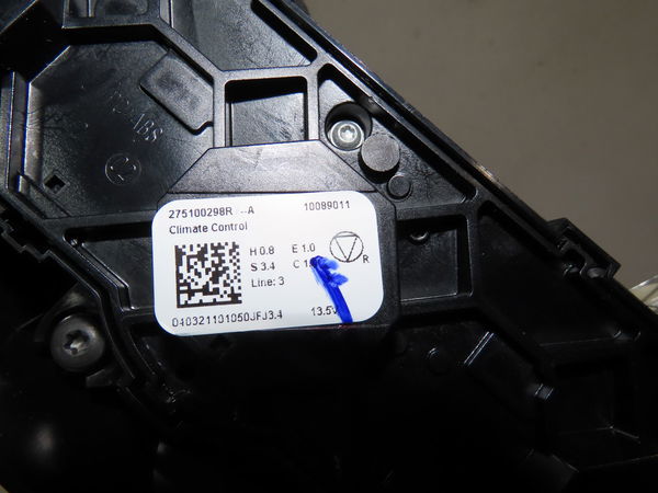 Commande de chauffage Dacia SANDERO III Liberty 125 i.e. (m73) (2012)