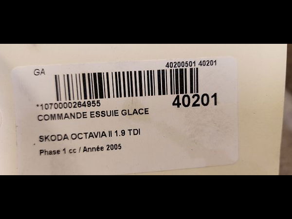 Commande essuie glace Skoda OCTAVIA II (1Z3) 1.9 tdi (2004-2010)