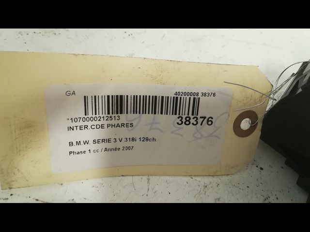 Interrupteur commande de phares Bmw 3 (E90) 318 i (2005-2007)