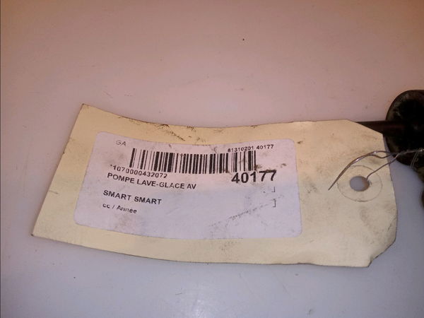Pompe lave-glace avant Smart FORTWO Coupé (450) 0.7 (450.352, 450.332) (2004-2007)