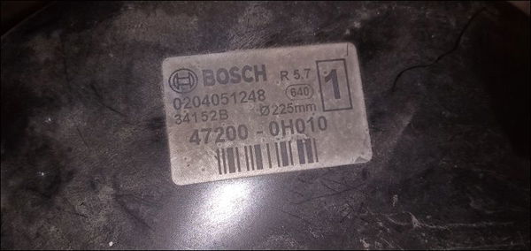 Servo-frein Toyota AYGO (_B1_) 1.0 (kgb10_) (2005-2014) 5 portes