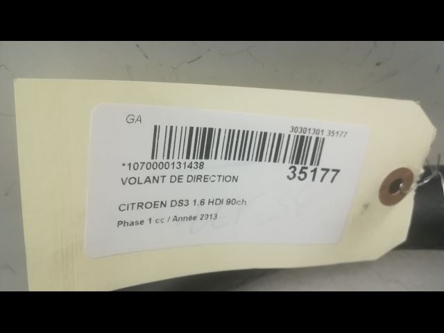 Volant de direction Citroën DS3 (SA_) 1.6 hdi 90 (2009-2015) 3 portes