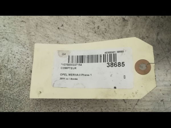 Compteur Opel MERIVA B Monospace (S10) 1.7 cdti (75) (2010-2017)