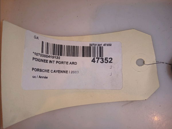 Poignee int porte ard PORSCHE CAYENNE I