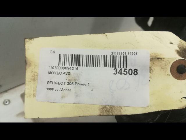 Moyeu avg Peugeot 306 3-5 portes (7A, 7C, N3, N5) 1.4 (1993-2001) 5 portes