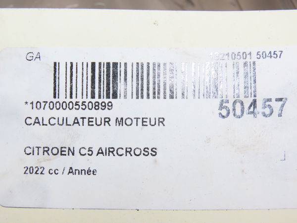 Calculateur moteur Citroën C5 AIRCROSS (A_) 1.5 bluehdi 130 (acyhzj, acyhzr) (2018)