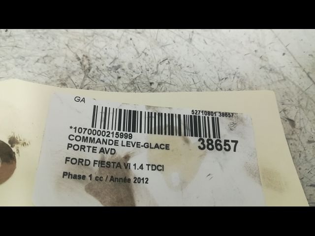 Commande lève-glace porte avant droite Ford FIESTA VI (CB1, CCN) 1.4 tdci (2010-2012) 3 portes