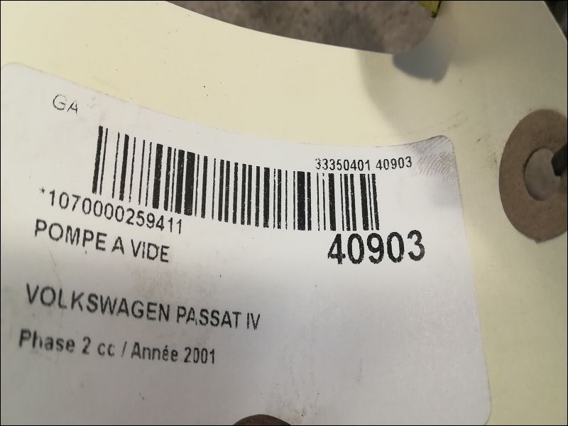Pompe a vide Volkswagen PASSAT B5.5 (3B3) 1.9 tdi (2000-2005)