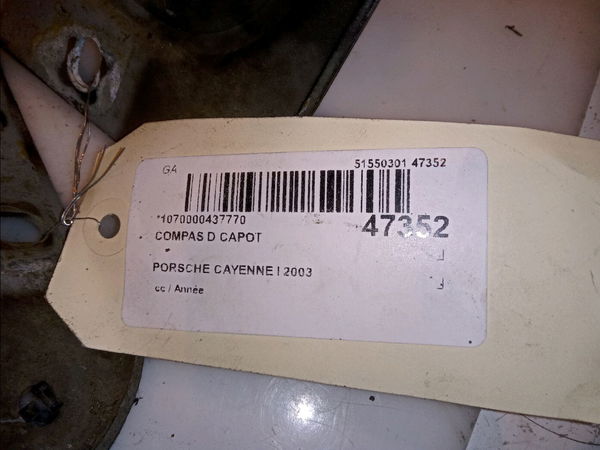 Compas d capot PORSCHE CAYENNE I