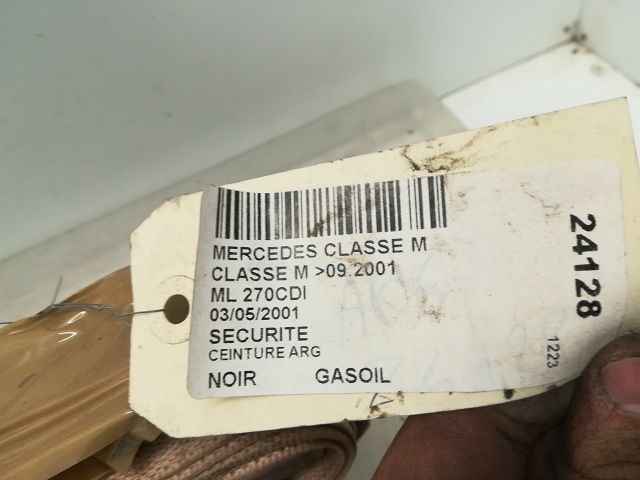Ceinture arrière gauche MERCEDES CLASSE ML I Phase 1 01-1998--09-2001