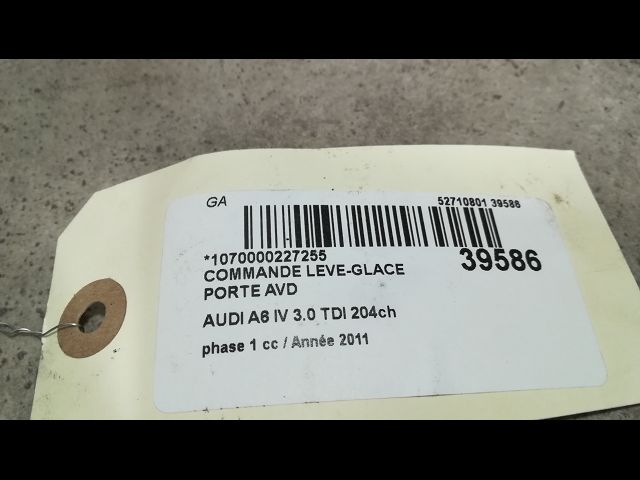 Commande lève-glace porte avant droite Audi A6 C7 Avant (4G5, 4GD) 3.0 tdi (2011-2018)