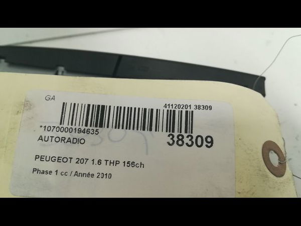 Autoradio Peugeot 207-207 (WA_, WC_) 1.6 16v turbo (2006-2013)