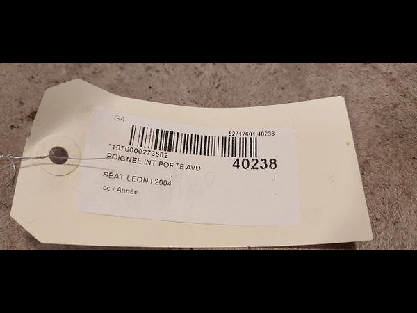 Poignee int porte avd SEAT LEON I