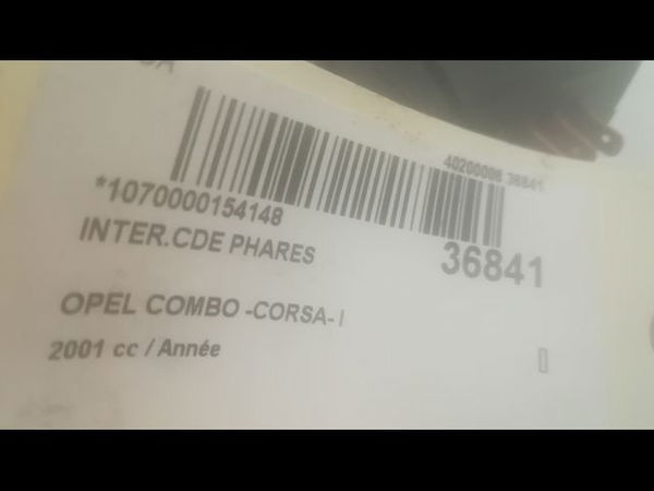 Interrupteur commande de phares Opel COMBO Camionnette-Monospace (71_) 1.7 d (1994-2001)