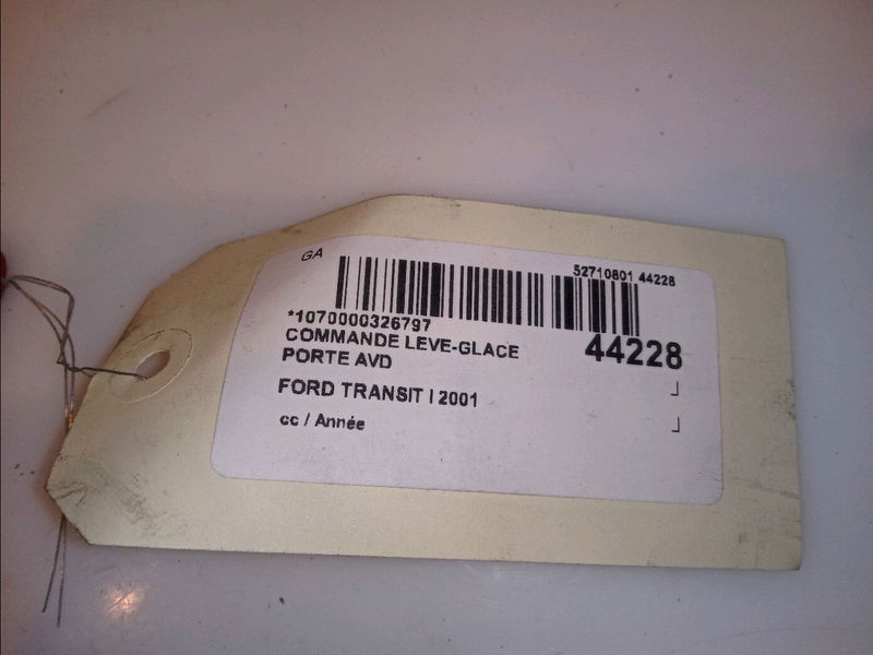 Commande lève-glace porte avant droite Ford TRANSIT Camionnette (FA_ _) 2.0 di (fae_, faf_, fag_) (2000-2006)