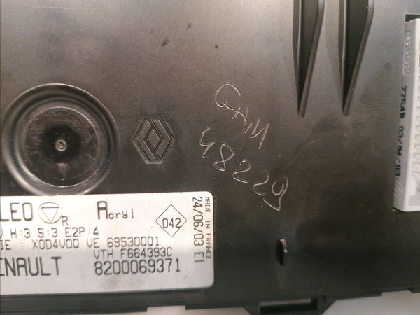 Commande de chauffage Renault CLIO II (BB_, CB_) 1.4 16v (b-cb0p, bb13) (2000-2008) 5 portes