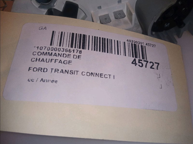 Commande de chauffage FORD TRANSIT CONNECT I