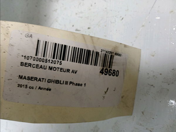 Berceau moteur avant Maserati GHIBLI III (M157) 3.0 d (2013) 4 portes
