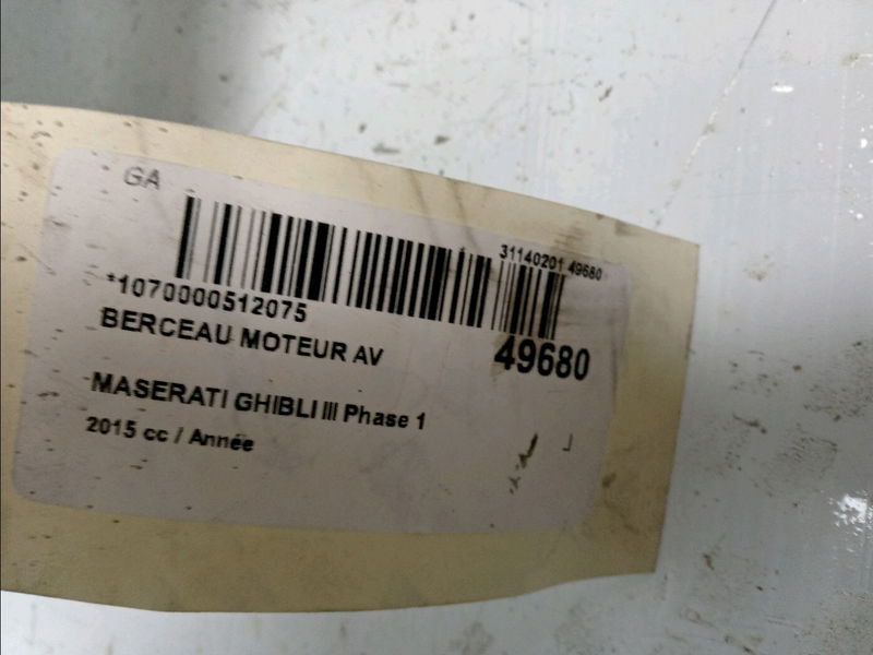 Berceau moteur avant Maserati GHIBLI III (M157) 3.0 d (2013) 4 portes