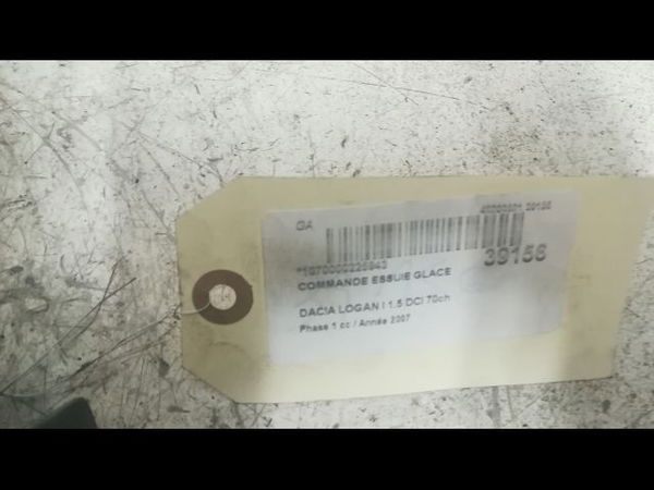 Commande essuie glace Dacia LOGAN (LS_) 1.5 dci (ls0k) (2006-2012)