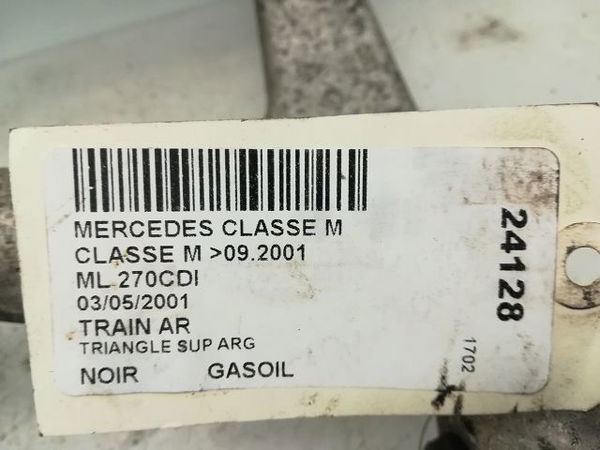 Triangle sup arg MERCEDES CLASSE ML I Phase 1 01-1998--09-2001