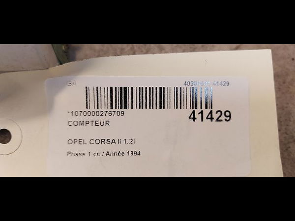 Compteur Opel CORSA B (S93) 1.2 i (f08, f68, m68) (1993-2000)