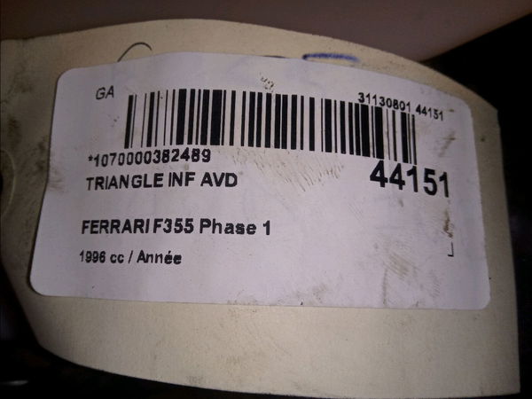 Triangle inf avd Ferrari F355 Berlinetta 3.5 (1994-1999)