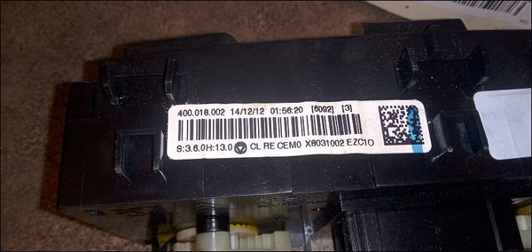 Commande de chauffage Citroën C3 II (SC_) 1.1 i (2009-2013)
