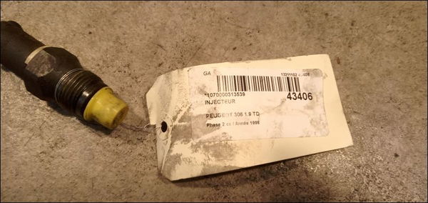 Injecteur Peugeot 306 3-5 portes (7A, 7C, N3, N5) 1.9 dt (1993-2001)