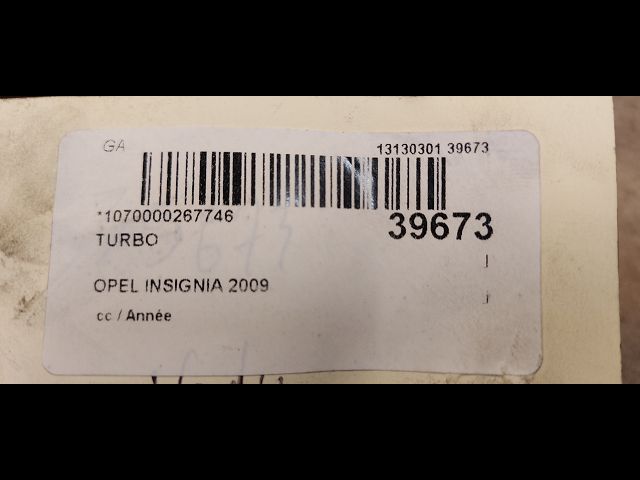 Turbo OPEL INSIGNIA