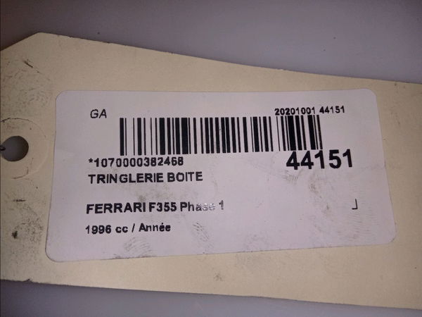 Tringlerie boite Ferrari F355 Berlinetta 3.5 (1994-1999)