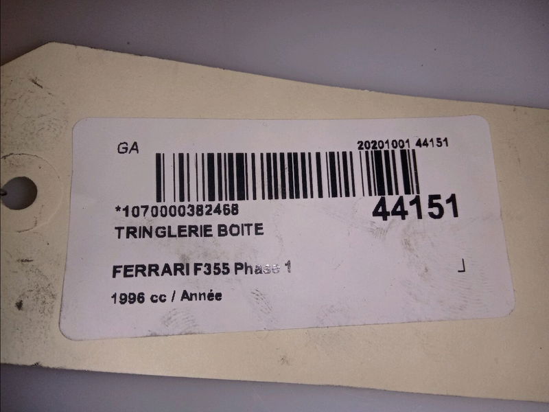 Tringlerie boite Ferrari F355 Berlinetta 3.5 (1994-1999)