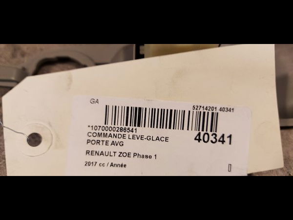 Commande lève-glace porte avant gauche Renault ZOE (BFM_) Zoe (2012) 5 portes