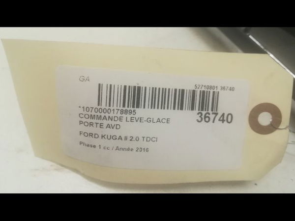 Commande lève-glace porte avant droite Ford KUGA II (DM2) 2.0 tdci (2013-2014)