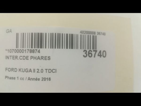 Interrupteur commande de phares Ford KUGA II (DM2) 2.0 tdci (2013-2014)