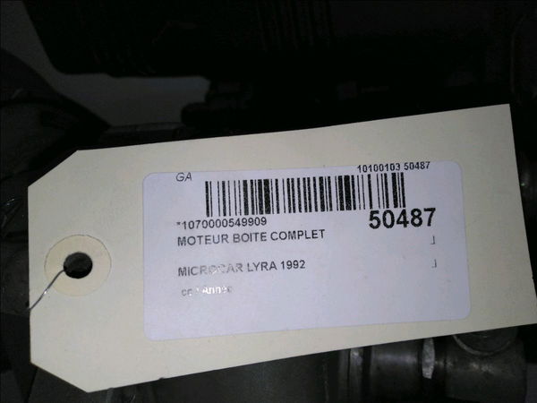 Moteur boite complet MICROCAR LYRA