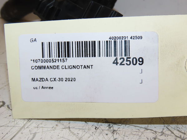 Commande clignotant Mazda CX-30 (DM) 1.8 skyactiv-d (2019)