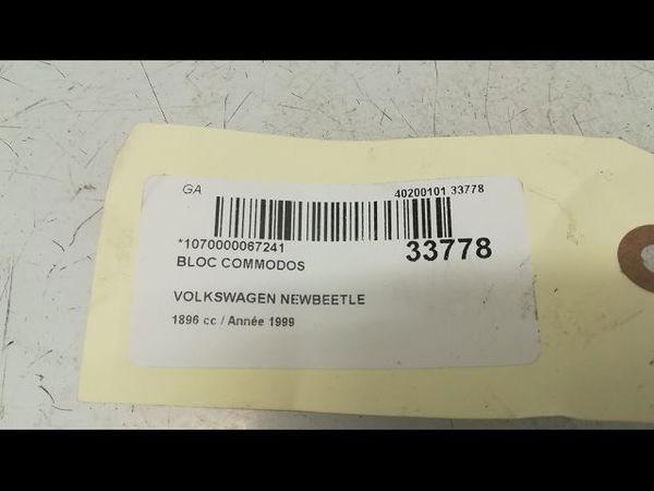 Bloc commodos Volkswagen NEW BEETLE (9C1, 1C1) 1.9 tdi (1998-2004)