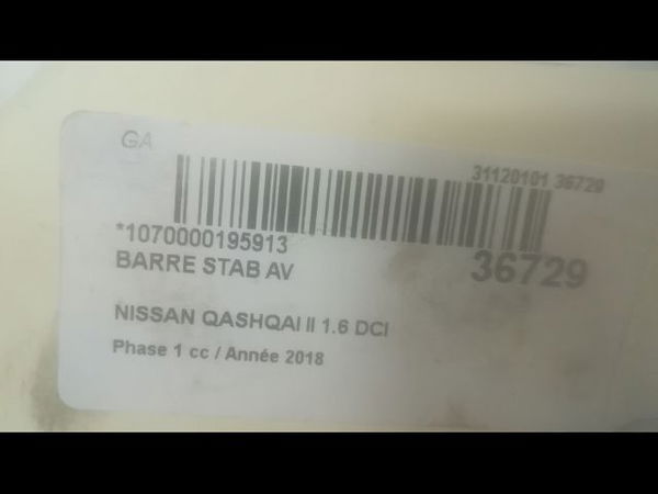 Barre stab av Nissan QASHQAI II SUV (J11, J11_) 1.6 dci (2013)